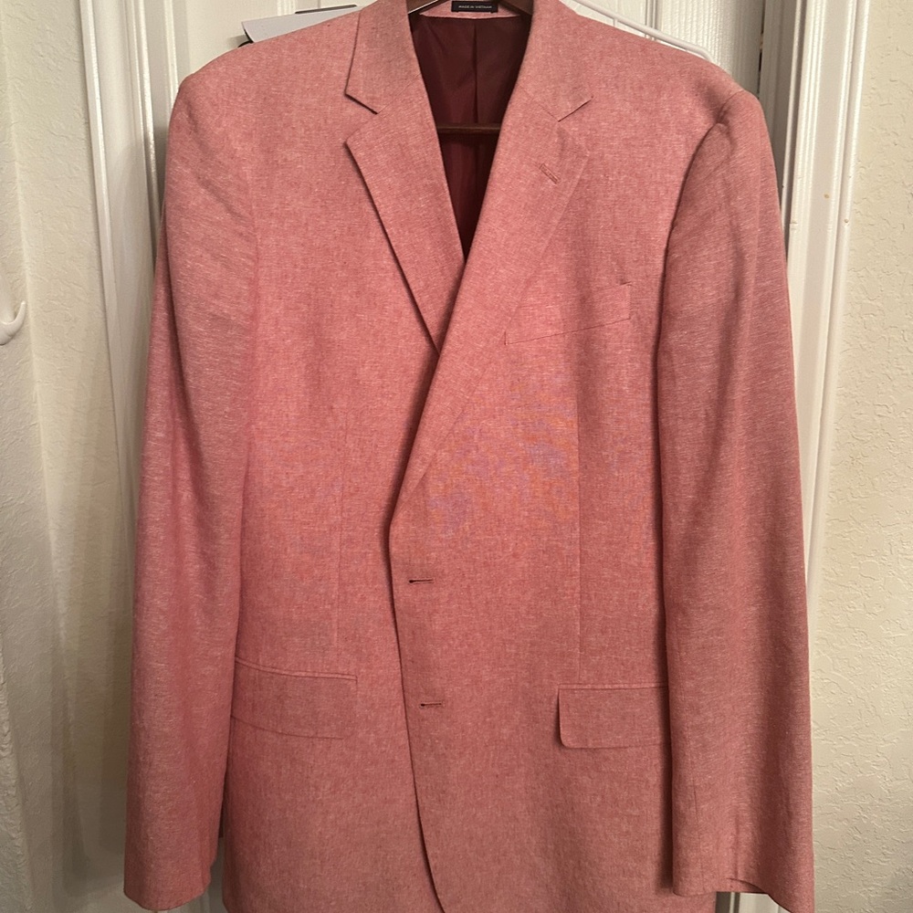 Stafford Men's Blazer in Soft Pink